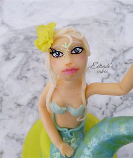 sirena de chocolate plástico - 2