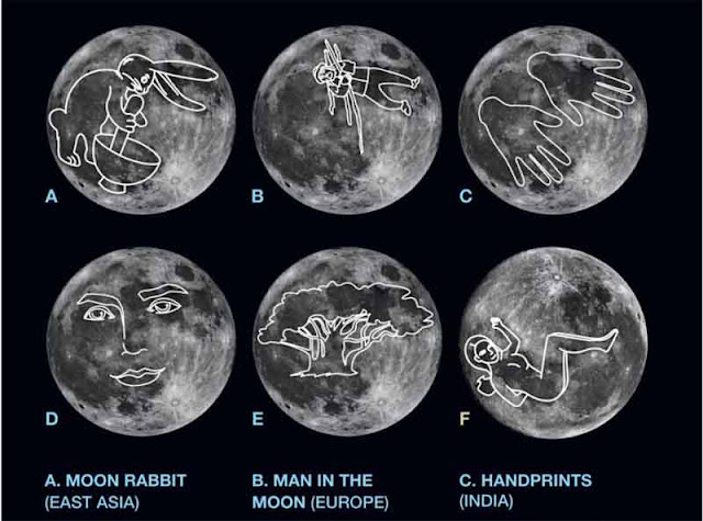 faces, moon, full-moon, rabbit, National Geographic