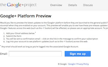 Google lança ferramenta para usuários que quiserem testar novas funcionalidades do Google Plus