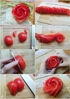 tutorial rose flower tomato