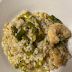 Risotto Night. Shrimp and Asparagus