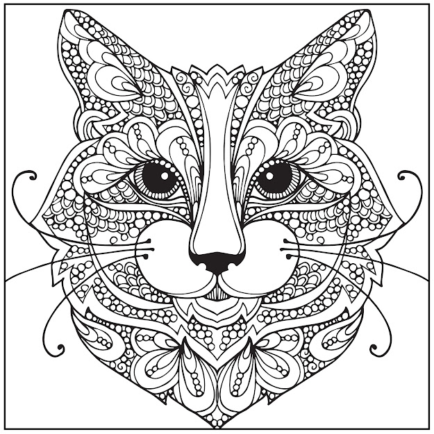 Amazon Wild About Cats Adult Coloring Book With Bonus Relaxation Music  Cd Included Color With Music  Newbourne Media Books