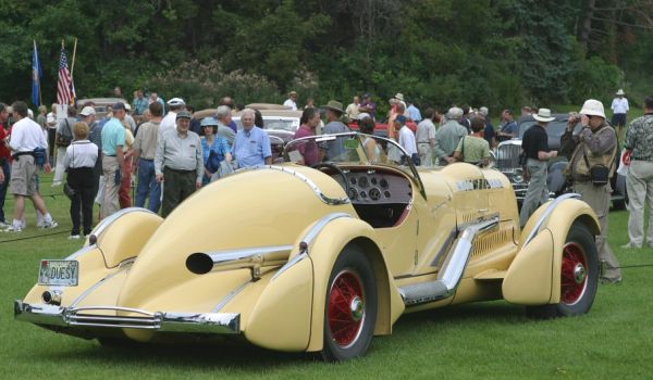 Solitary Dog Sculptor I Cars Duesenberg SJ Mormon Meteor Speedster 