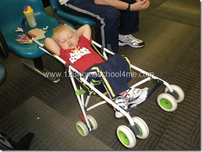 Traveling with Kids - take a stroller