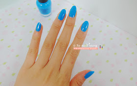 DIAMI nail lacquer, Blue Nail Polish