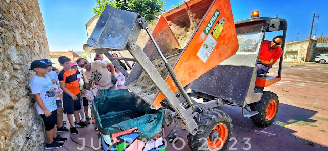 Juzbado, Arte en verano, huerto urbano infantil,