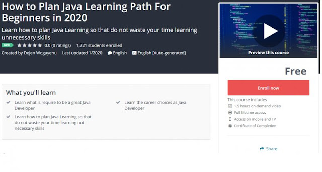 [100% Free] How to Plan Java Learning Path For Beginners in 2020