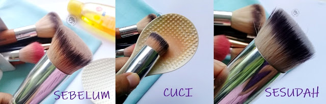 Cara mudah dan murah mencuci kuas makeup, pretty-moody.com