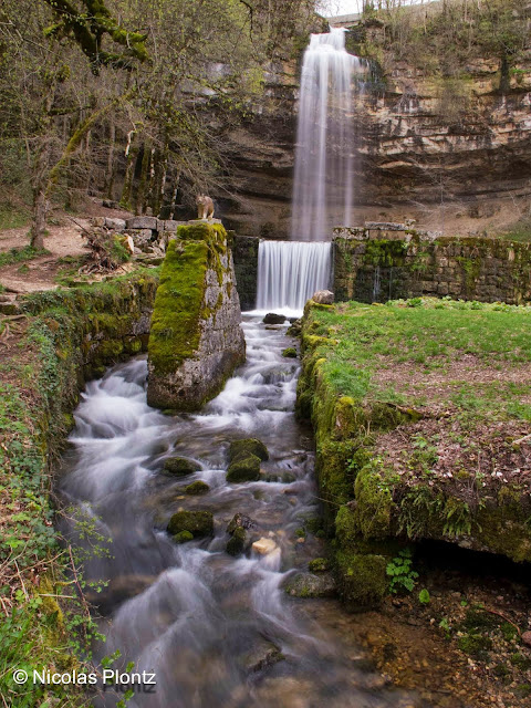 "Cascades du Hérisson" in Jura