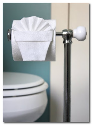 origami toilet roll