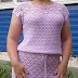 look at the delicacy of this crochet dress with free graphics