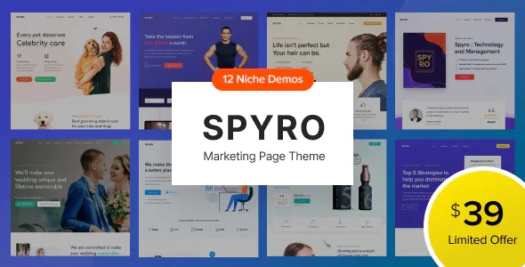 Best Marketing Landing Page WordPress Theme