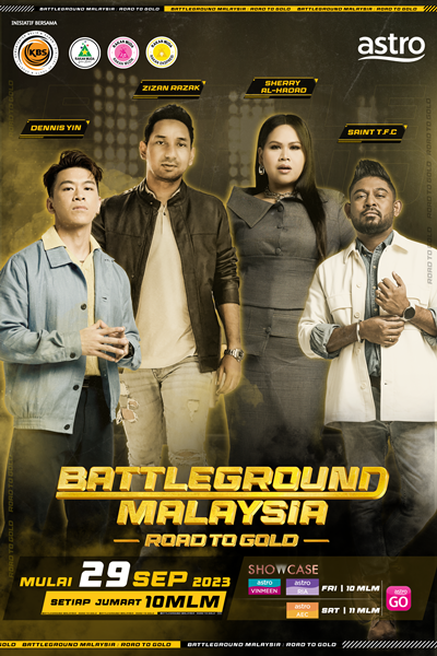 Saksikan Battleground Malaysia: Road To Gold di Astro Ria