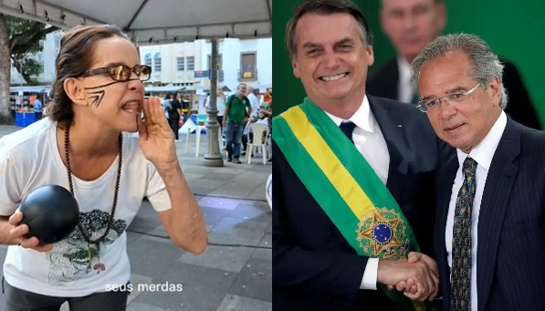 VÍDEO: Atriz Lucélia Santos xinga Bolsonaro, Paulo Guedes e Ricardo Salles; "Seus merdas"