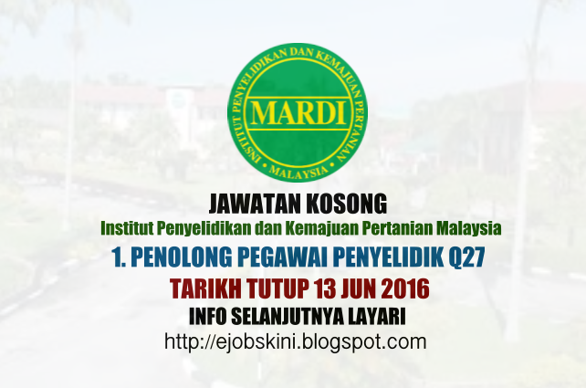 Institut Penyelidikan dan Kemajuan Pertanian Malaysia (MARDI)