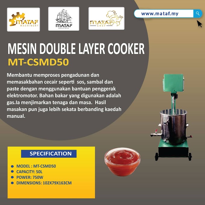 Mesin Double Layer Cooker 50L