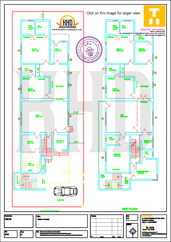 Ground floor and first floor Ground floor and first floor