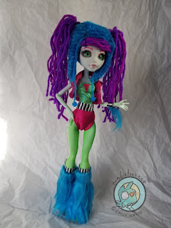 Monster High Lagoona Blue Lalaloopsy Mash Up Art Doll (c) Emily White 2022