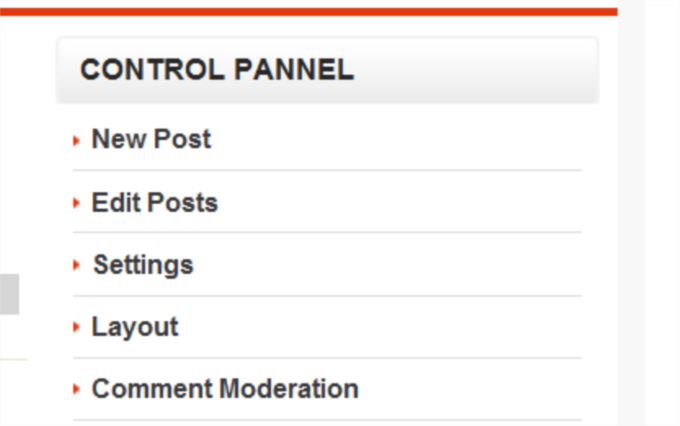 How to Add Admin Control Panel to Blogger