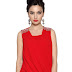 Teenagers Annabelle Red Embellished Sleeveless Top buy now