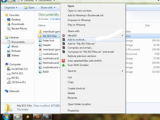 Folder Lock Using WinRAR