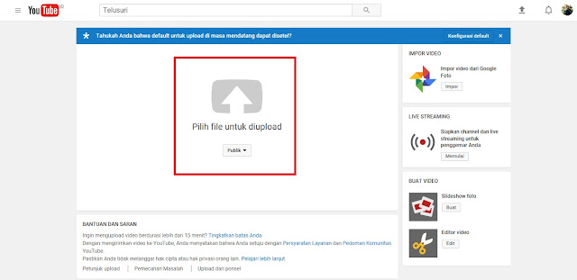 Inidia Cara Masukan Video Di Youtube | Upload Video Cess Di Tonton Banyak Orang