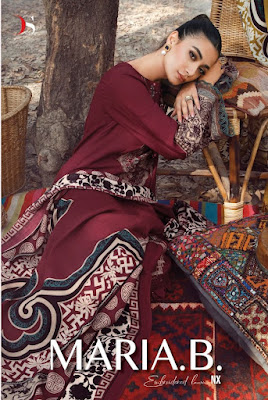 Maria B Embroidered Lawn Nx by Deepsy Suits