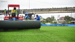 Tidak Sesuai Standar FIFA Rumput Hybrid di Jakarta International Stadium (JIS) Akan Dibongkar
