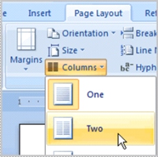 Bekerja Dengan Kolom Dan Pengurutan Di Microsoft Word 2007 