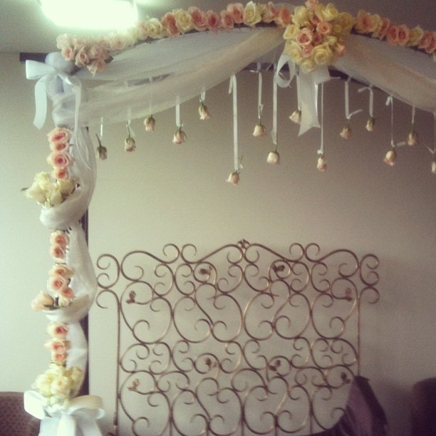 And her romantic wedding arch It has been a busy month and this is just a 