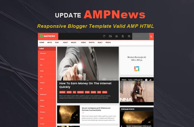 Update AMPNews