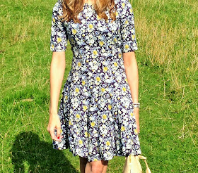 Blue Floral Dress