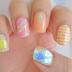 Pastel Poker Cards Nail Wrap A1026