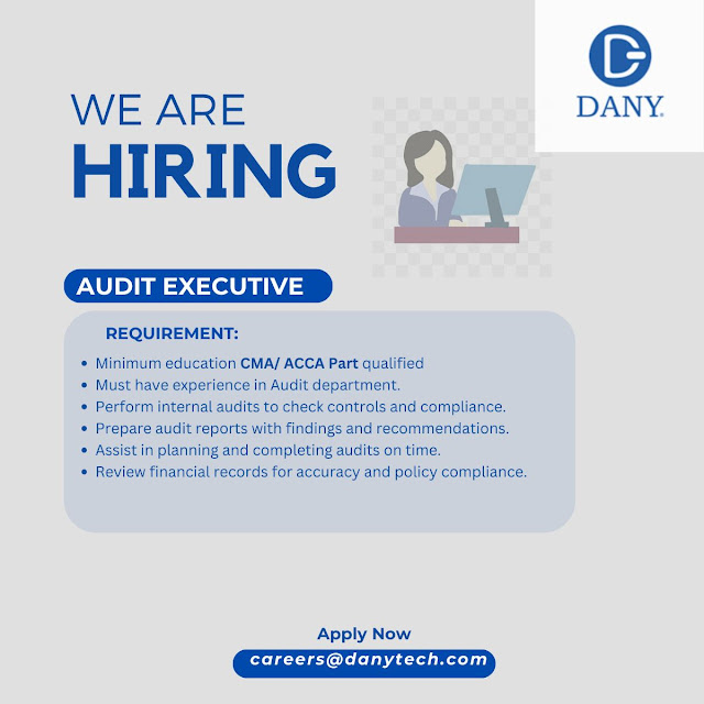 Dany Technologies Latest Jobs in Pakistan December 2024