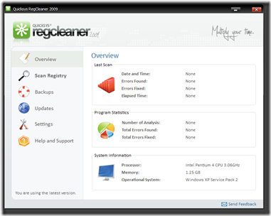 Quicksys RegCleaner 2009 1
