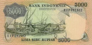 5000 Rupiah 1975 (Emisi 1975)