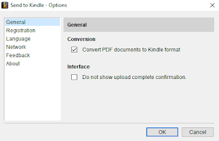 Send to Kindle opção importante.