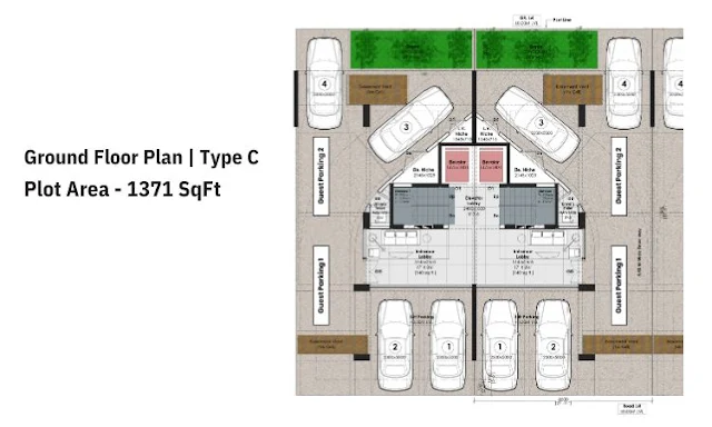 Whiteland Blissville Sector 76 Floor Plan