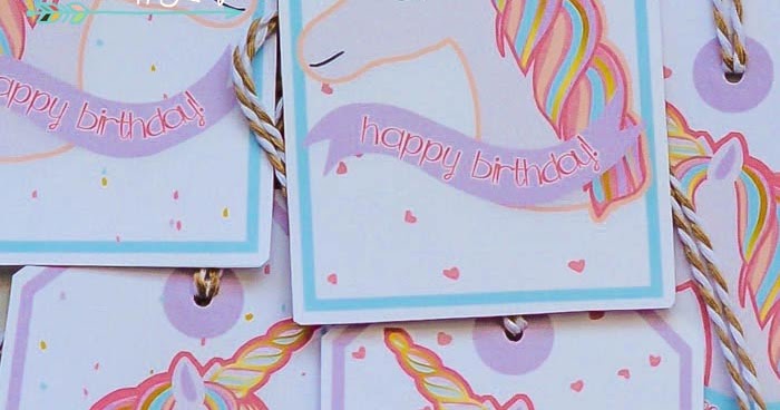 rainbow unicorn gift tags i should be mopping the floor