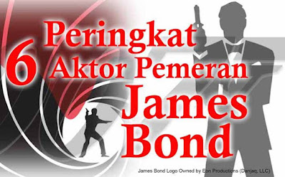 enam aktor pemeran james bond berdasarkan peringkat