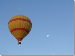 Ballon and moon