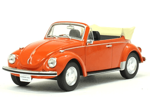 Volkswagen Fusca Conversível 1:43, carros inesqueciveis do brasil