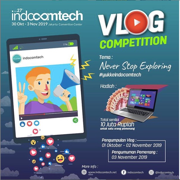 Yuk Liat Tren Teknologi di Pameran Indocomtech 2019