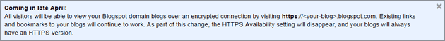 HTTPS Blogspot