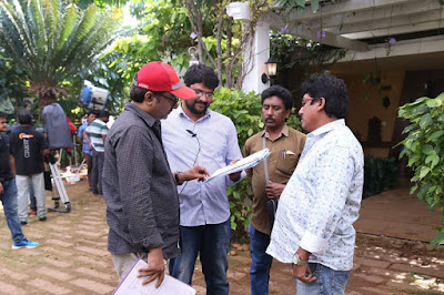 sammohanam movie working stills