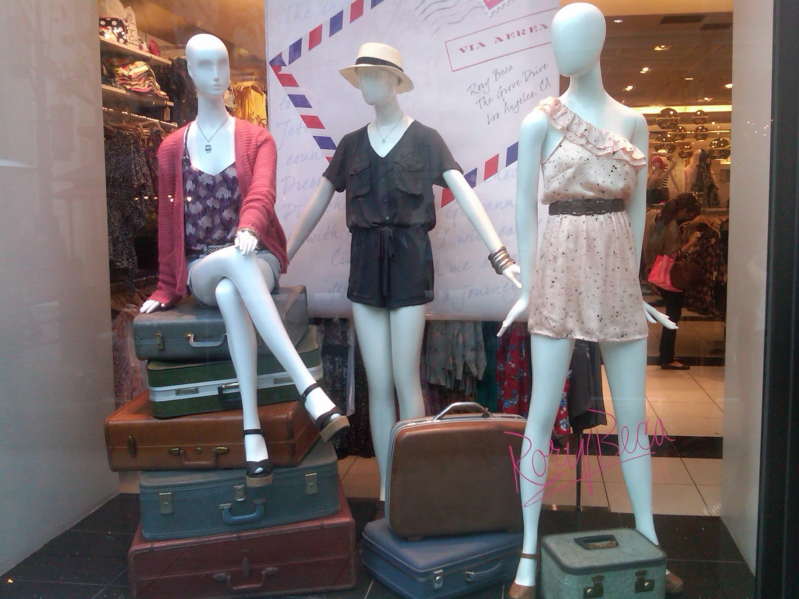 Rory Beca for Forever 21 Window Display at The Grove