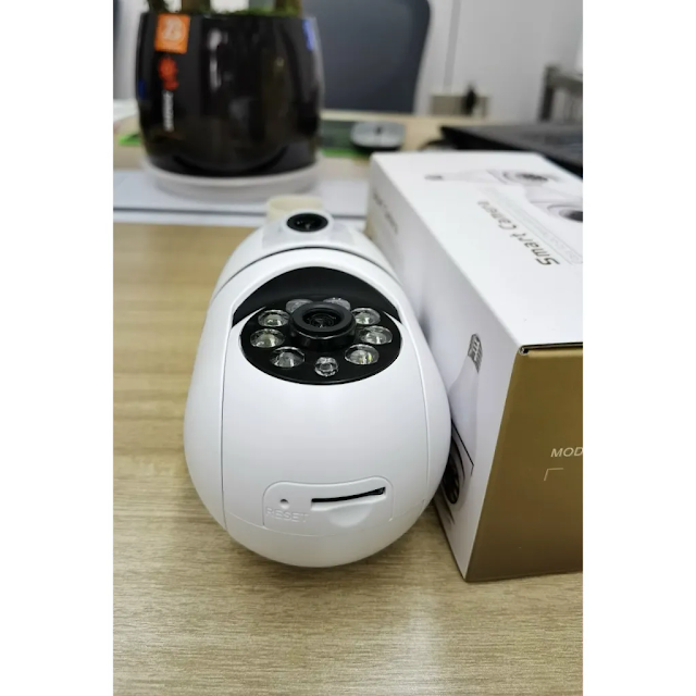camera yoosee bóng đèn 2 mắt xoay 360 Wifi không dây