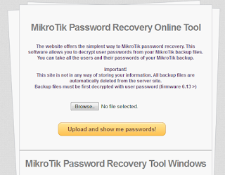 mikrotik password recovery online