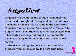 meaning of the name "Angelica"