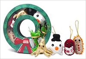  Christmas Wreath Box Ornaments